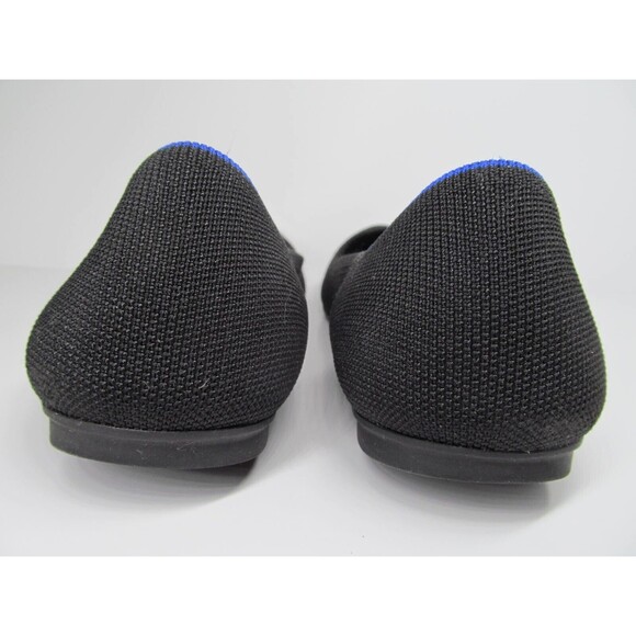 Rothy's Womens Black Flat Round Toe Knit Ballet Slip On Loafers Size US 10 - Picture 9 of 16